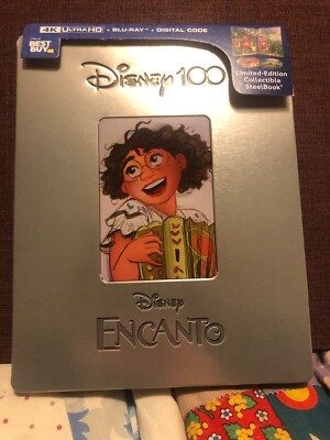 Disney100 Encanto 4k/Blu Steelbook with Digital