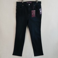Gloria Vanderbilt Women's Petite Amanda Tapered Jeans Size 10P Dark Blue NWT