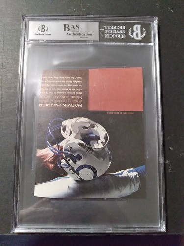 TERRY GLENN R.I.P. NEW ENGLAND PATRIOTS COWBOYS SIGNED CUT BECKETT BGS SLAB RARE - Picture 3 of 3