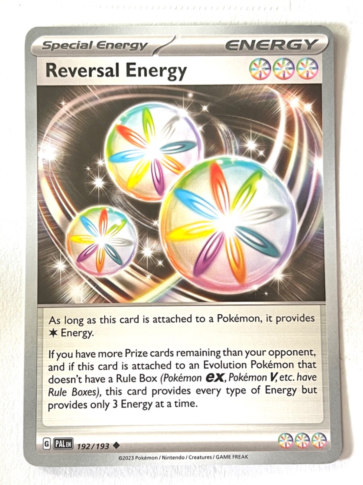 Reversal Energy 192/193 Uncommon Paldea Evolved Pokemon Pack Fresh Near Mint NM