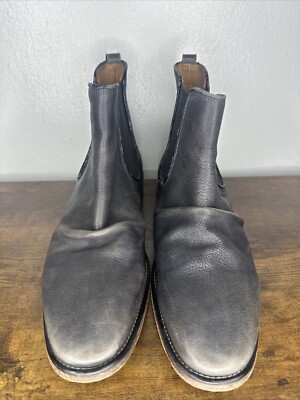 John Varvatos USA Black Leather Chelsea Boots Mens Size 10.5 Pull-On Ankle Boots John Varvatos Men main image 3
