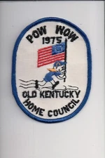 1975 Old Kentucky Home Council Pow Wow patch