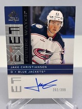 22-23 Jake Christiansen Auto /399 Columbus Blue Jackets SPA Retro Future Watch