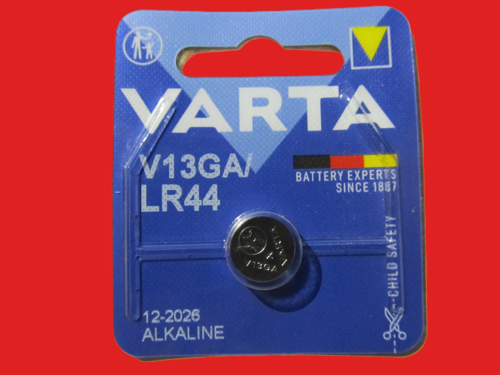 1x Varta Lr44 V13ga V 13ga V357 Knopfzelle V13 Ga, Lr 44, Px79a, 157,