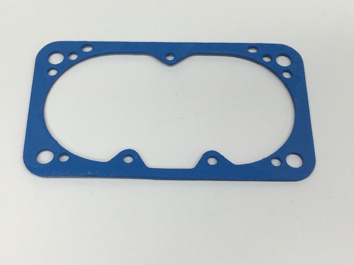 Holley Carb Gaskets Quick Fuel Carburetor Base Gasket - 2 Pack For Holley 4150/4160 &amp; Edelbrock (Blue Non-Stick) Edelbrock Carb Gasket