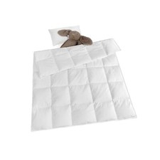 zzlamb Kids Toddler Comforter White Down Blanket, Lightweight Baby Quilt Crib...