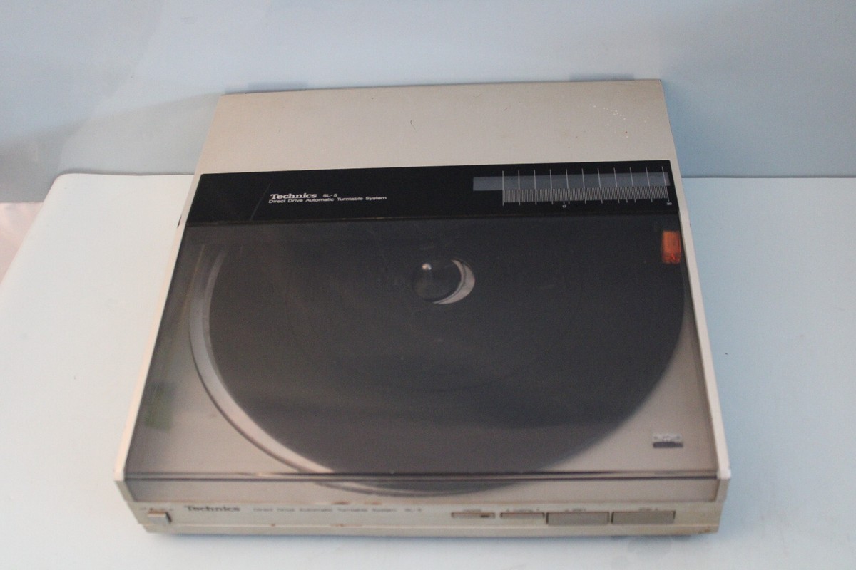 Vintage Technics SL-5 Linear Tracking Direct Turntable with NEEDLE 