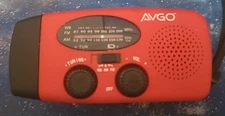 AVGO AM/FM/NOAA Solar  Emergency Weather Radio with LED Flashlight