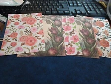 5X SHEETS NOSTALGIC/VINTAGE FOR SCRAPBOOKING/JOURNALS  +/- 13X9 CM (VIN105)