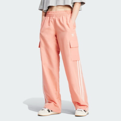 【ADIDAS】3S Cargo Pants - Wonderclay / IZ0715 New Adidas Original Womens ADICOLOR CARGO PANTS WONDER CLAY