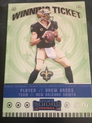 2020 panini contender football winning ticket mvp  rookie of the year 