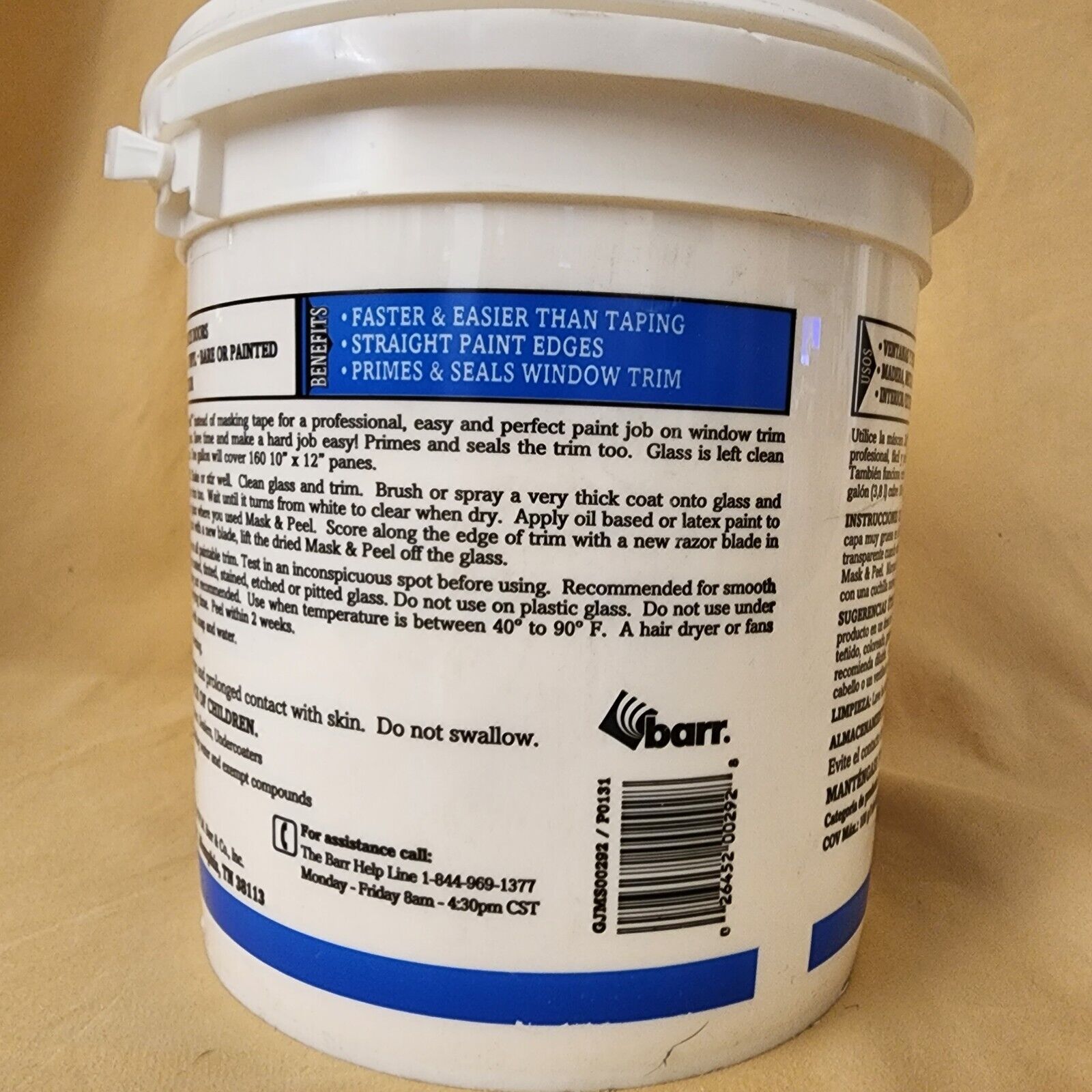 Jasco GJMS00292 Liquid Mask and Seal, 1-Gallon - Chemical Bioreagents 