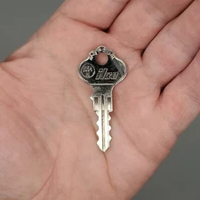 5x Ilco 1054N Key Blanks Nickel Plated Made in Canada NOS