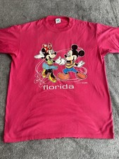 Vintage Disney Velva Sheen Minnie And Mickey Mouse Size XL T-shirt Made in USA