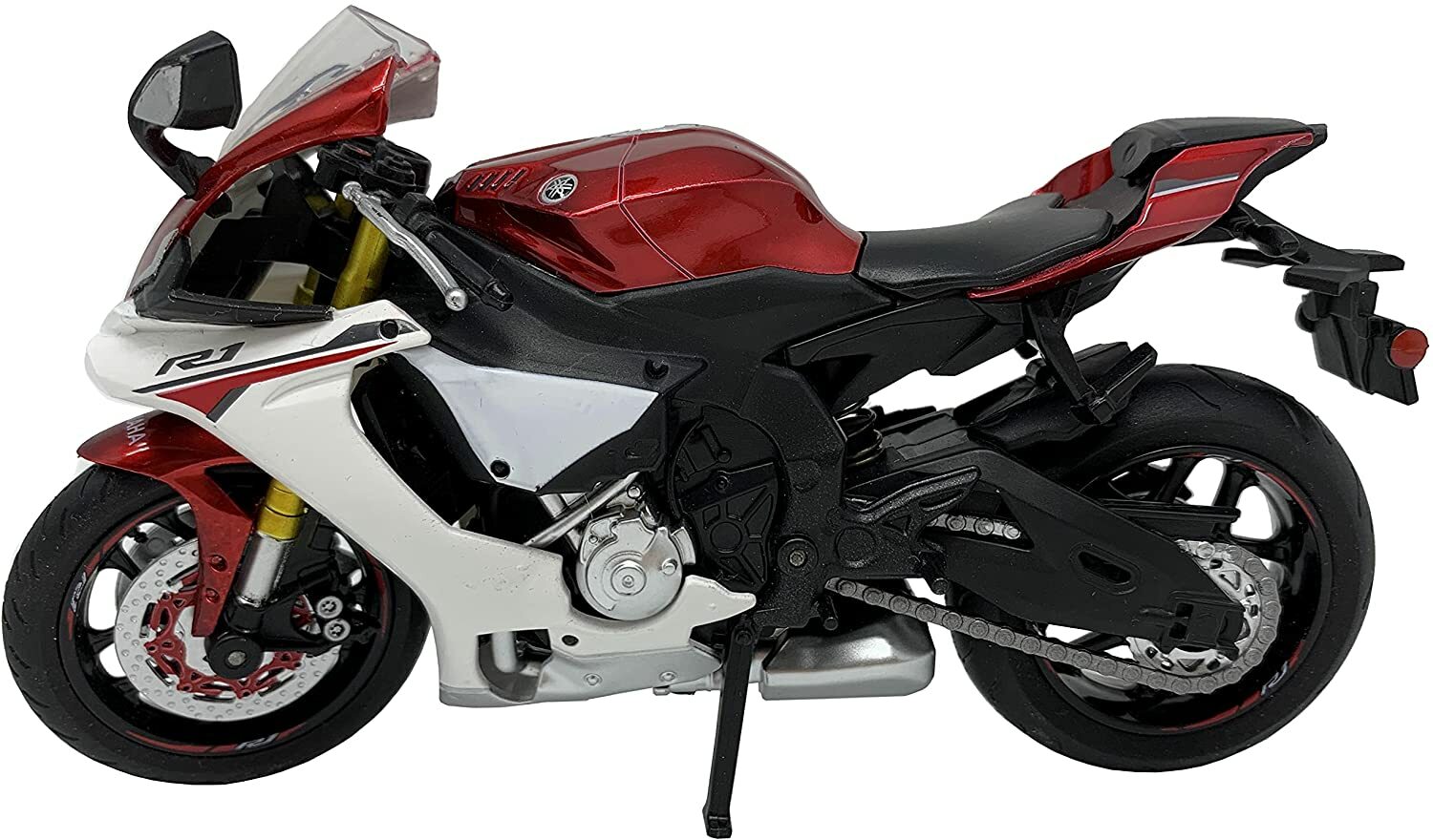 Мотоцикл DOYUSHA отлитый под давлением 112 YAMAHA YZF-R1 красный с трекингом НОВЫЙ 12290₽