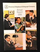 1965 American Telephone & Telegraph ATT Annual Report Bell System