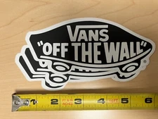 VANS Off The Wall 6x3 in Skateboard Sticker Black 3 pack plus 1 for free!