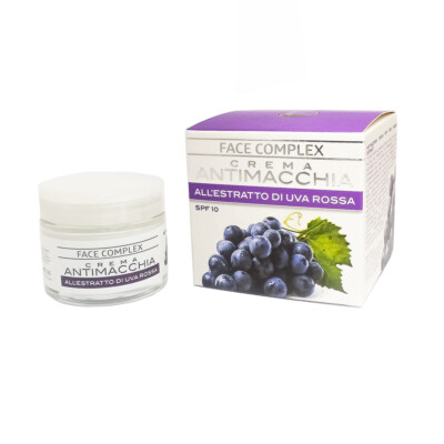 FACE COMPLEX - ANTI-FLECKEN CREME MIT ROTEM TRAUBENEXTRAKT SPF10 - 50ML