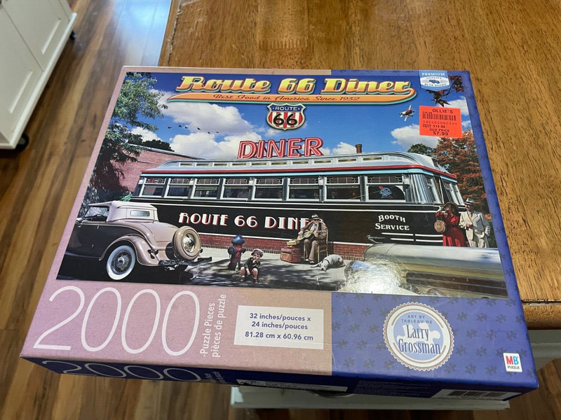 2000 piece Premium Quality Blue Board Jigsaw Puzzle