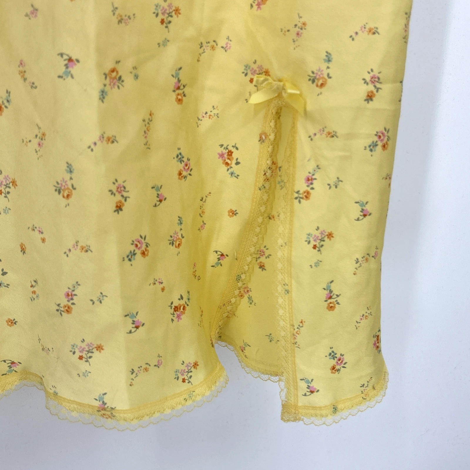 UNDERCOVER Victoria’s Secret Angels Babydoll Vestito Slip Pizzo Floreale Civetta Femminile M Y2K