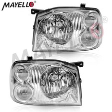 For 2001-2004 Nissan Frontier Chromeblackwhite Headlight Assembly Pickup Truck