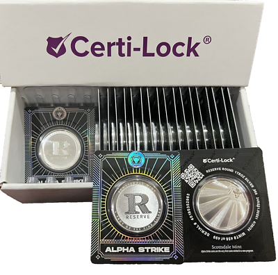 #ad 2024 1 oz RESERVE .999 Silver Round Scottsdale ✅ ALPHA STRIKE in TEP $85.95