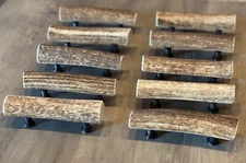 4.5”-5” Real Elk Antler Cabinet Handle/Drawer Pulls (1 Ea) *OREGON ANTLER WORKS*