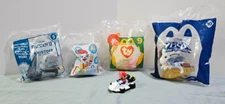 Lot of 5 McDonald's Happy Meal Toys Thor Love and Thunder Mario Frozen II Ty