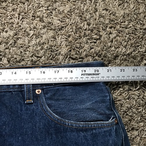 Jeans vintage Levi’s 501 made in USA anni 90 blu medio baffi denim taglia 40x30 - Foto 12 di 15