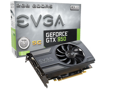 EVGA NVIDIA GeForce GTX 950 SC 2GB GDDR5 Graphics Card (02GP42951KR)