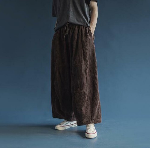 Retro Men's Corduroy Loose Baggy 