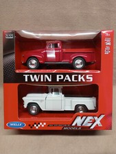 Nex 42310-2g18c-pch Twin Pack - 143 1955 Chevy Stepside 1953 Chevy 3100 Pu Nex 42310-2g18c-pch Twin Pack - 143 1955 Chevy Stepside 1953 Chevy 3100 Pu