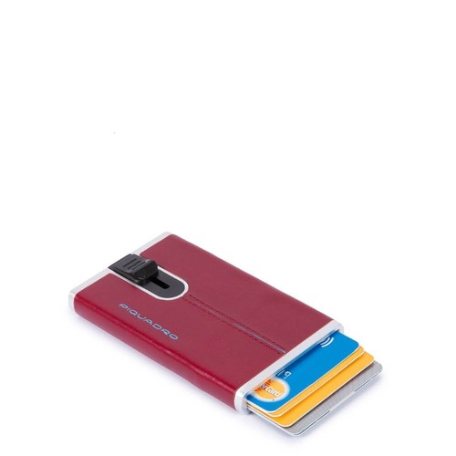 Piquadro Porta carte di credito con sliding system Blue Square PP4825B2R/R - Foto 2 di 2