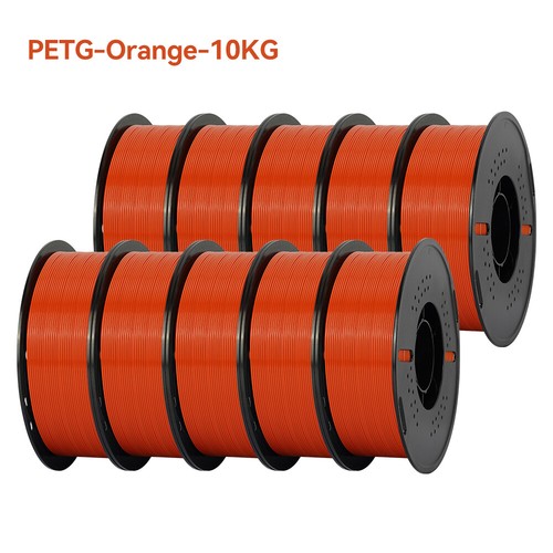 Kingroon 10 kg PLA PETG mat PLA + 1,75 mm imprimante 3D filament faisceau bobine blanc - Photo 36/64