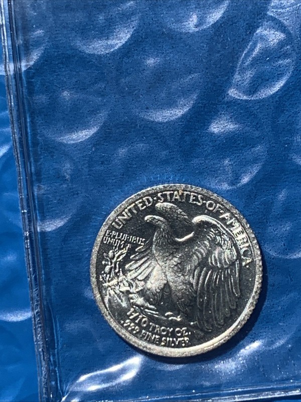 Silver Coin 1/10 Oz Of Silver Round 