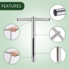 Hand Operated Soil Sample Probe 12 Inch Soil Tool Lawn Farm Garden