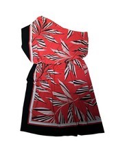 New York  Company Women's off The Shoulder Tropical Floral Print Shift Dress M