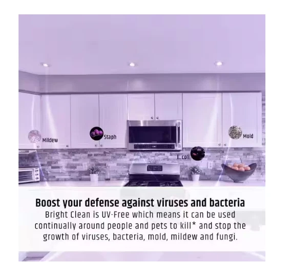 Kit de reacondicionamiento de luz empotrada LED blanca Brilli Wellness 5-6 pulgadas antibacteriano 3000K Foto 3 de 4