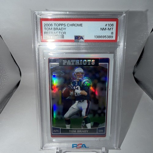 Tom Brady [Refractor] #106 2006 Topps Chrome card