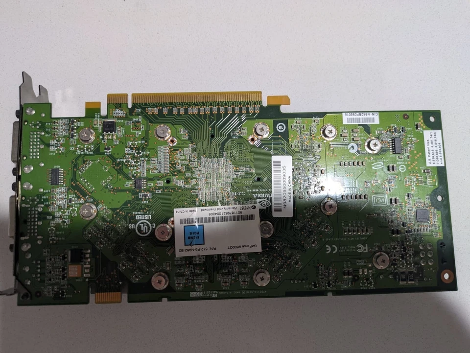 EVGA NVidia GeForce 9800GT 512GB PCI-E Video Card 512-P3-N982-B2 - Image 4 of 4