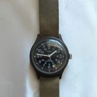 Vintage Timex MacGyver Camper Military Field Watch Manual Wind Working 1990's