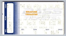 1998 ERIC CLAPTON, OAKLAND, CA NEW ARENA, BILL GRAHAM CONCERT TICKET F63