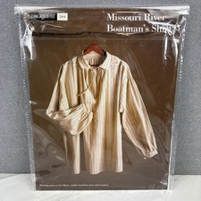 Folkwear Missouri River Boatman's Shirt Pattern Multi-Sized Unisex 204 UNCUT