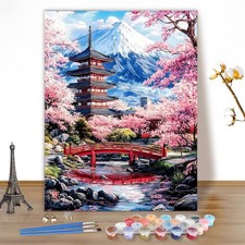 Paint by Numbers Kits for Adults Landscape, Flower DIY Painting Kits for Adul