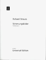 Stimmungsbilder | Op. 9. Klavier. Partitur. | Richard Strauss | Noten Partitur