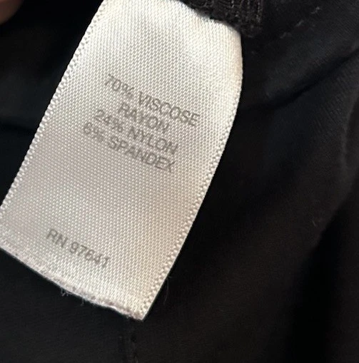 Леггинсы женские J. Jill Ponte большие черные эластичные карьерные рабочие брюки без застежек - Изображение 4 из 4