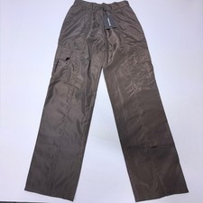 PrettyLittleThing Chocolate Brown Lightweight Pocket Cargo Trousers US 6 NEW
