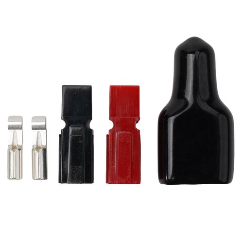 30AMP Stecker für Anderson Anschlüsse 600V schwarz mit Gummischutzhülle - Bild 2 von 12