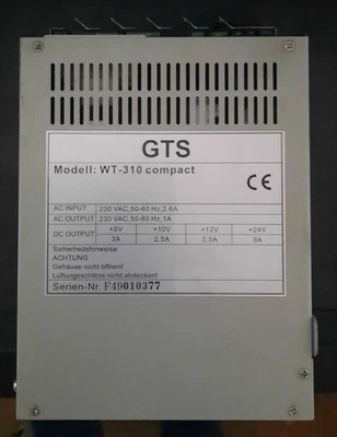 Netzteil GTS WT-310 compact mit Drehschalter für Merkur, incl. Mwst - Bild 1 von 4