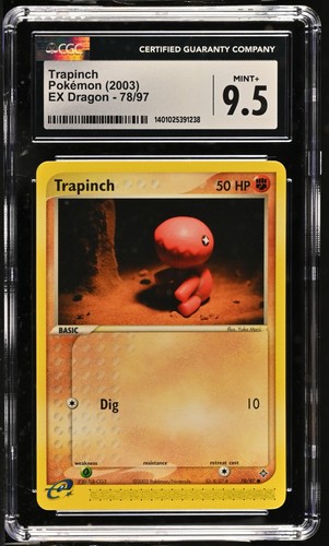 Trapinch graded CGC 9.5 for sale on eBay